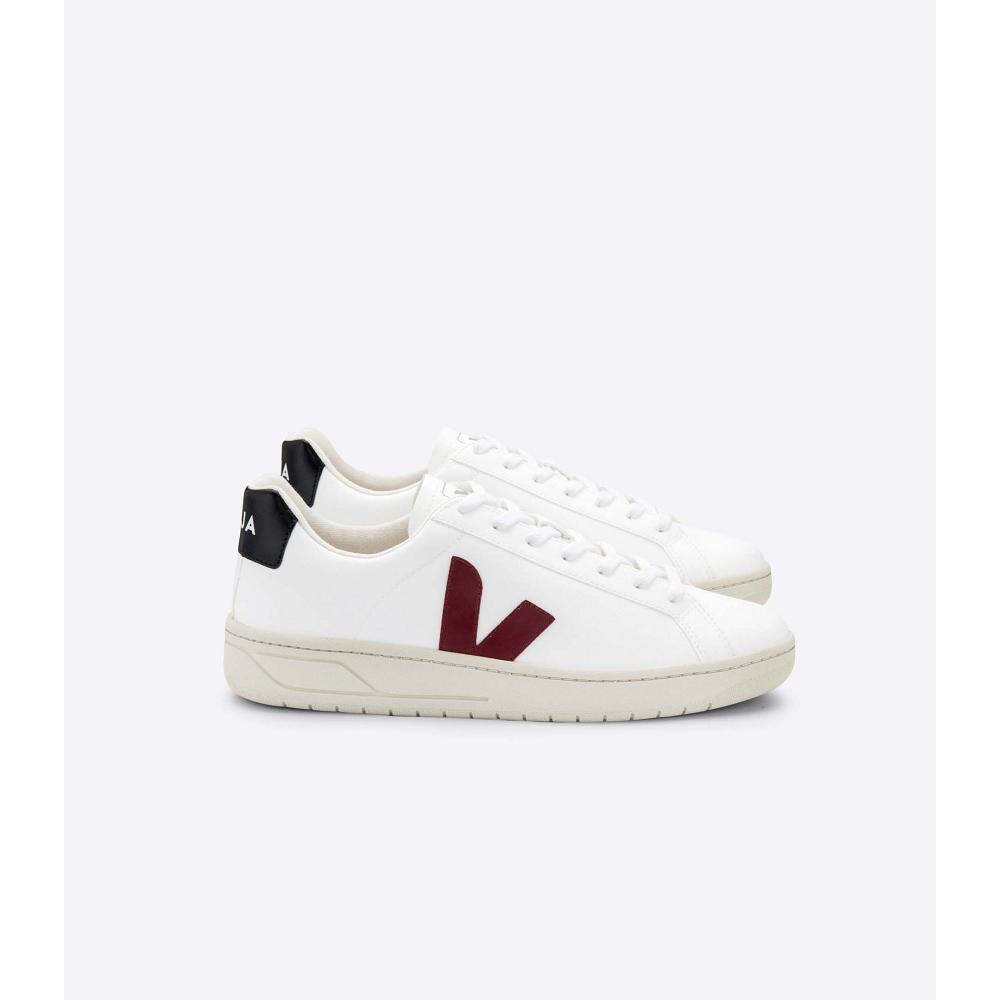 Veja URCA CWL Sko Dame White/Black/Red | NO 564XYU